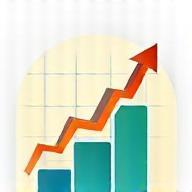 Icon representing growth and monitoring.