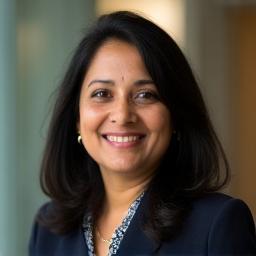 Professional headshot of Anjali Mehta, Founder & CEO.
